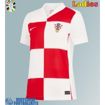 Croatia Replica Home Shirt Ladies Euro 2024 Short Sleeve